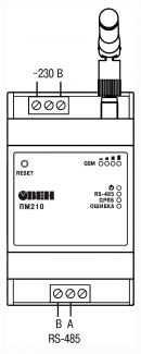 Схема підключення ПМ210