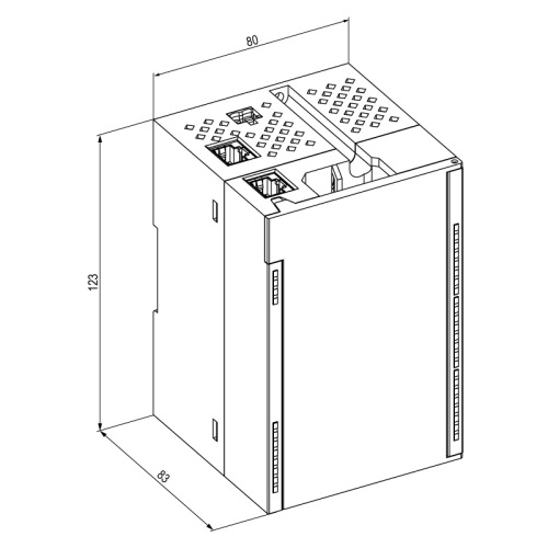 Габаритний креслення МК210