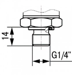 Штуцер з різьбою G1 / 4