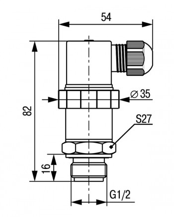 Конструктивне виконання ПД100І моделі 121