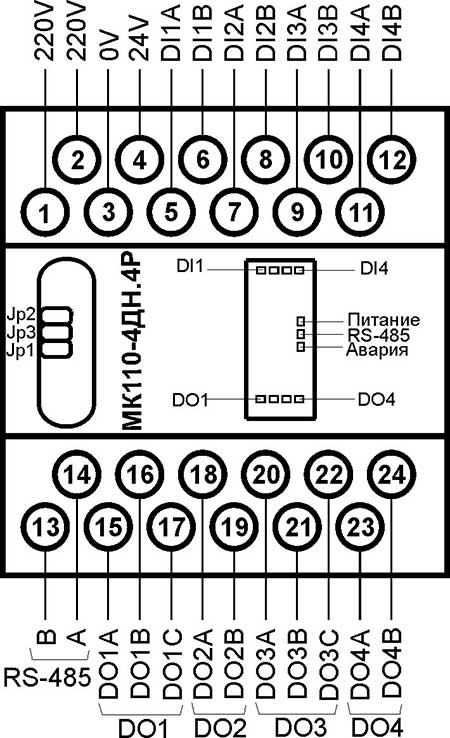 Загальний креслення МК110