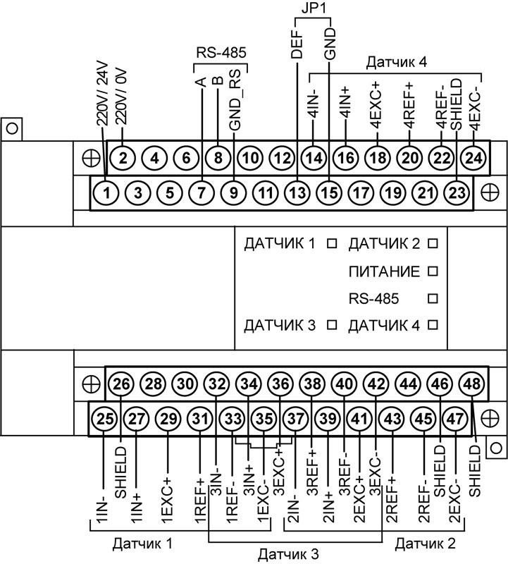 Загальний креслення приладу МВ110-224.4ТД