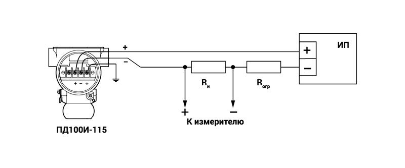 Схема підключення ПД100І